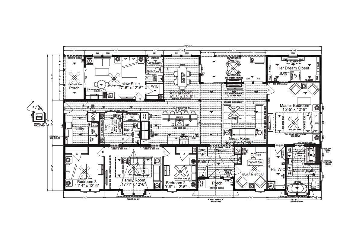 Elite Series / Draper EL40764A by Regional Homes of Bonifay